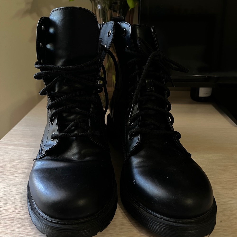 Black Combat Boots